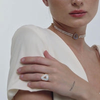 lavani Anillo Zenith Blanco Envío gratis
