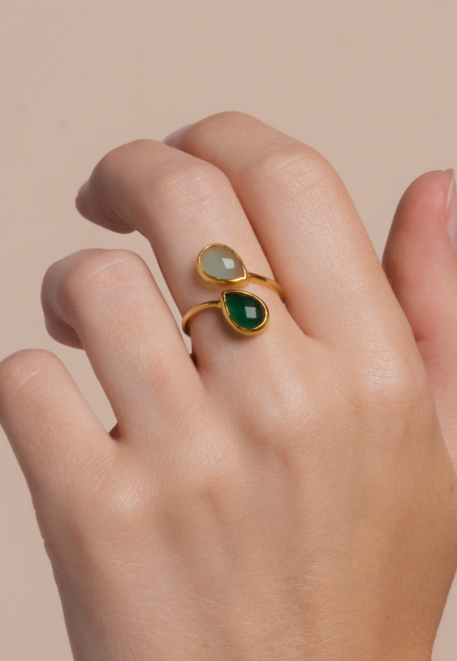 lavani Anillo Aura Verde y Agua ÚLTIMAS EDICIONES