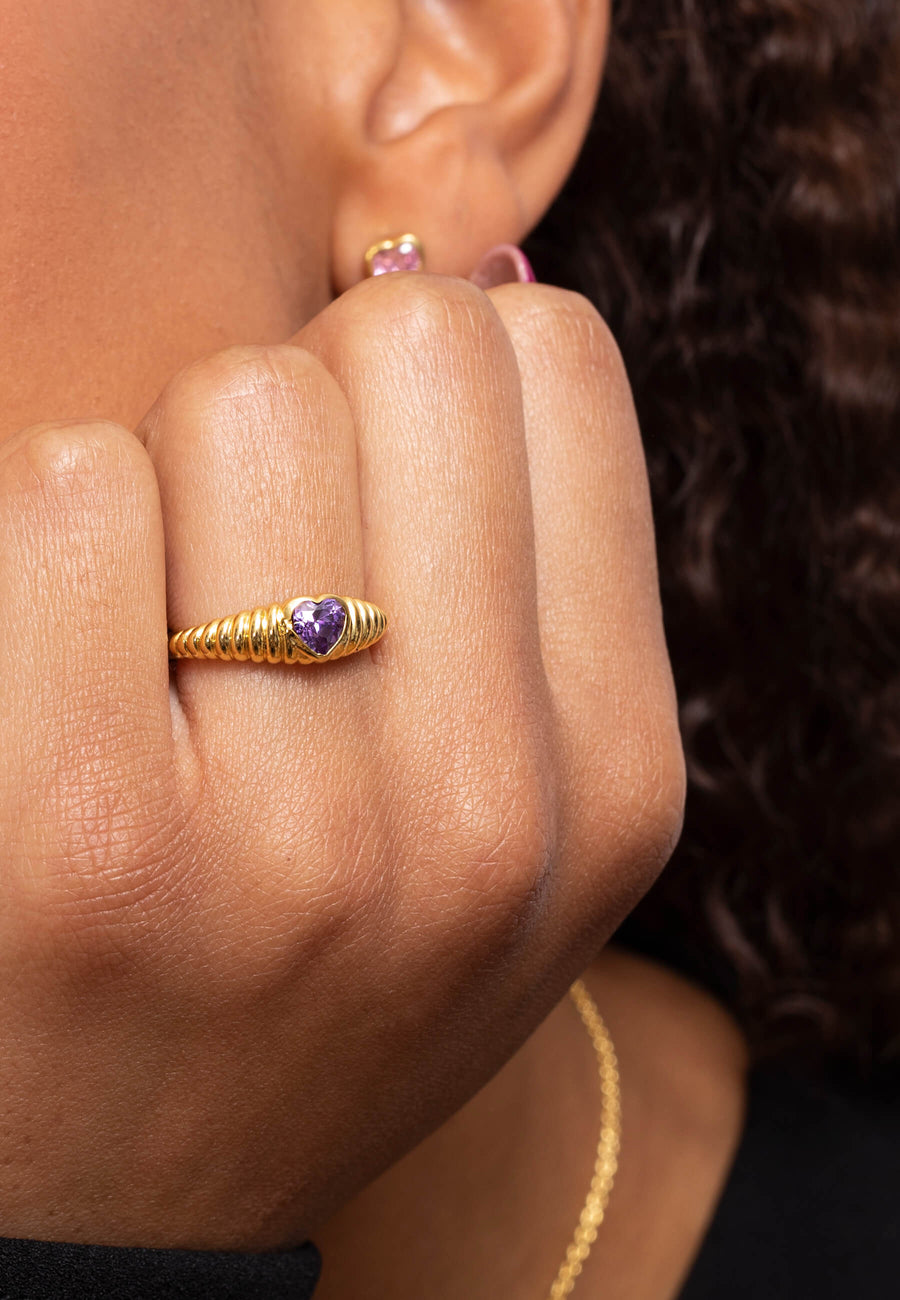 lavani Anillo Softhearted Morado Ahorra y exporta