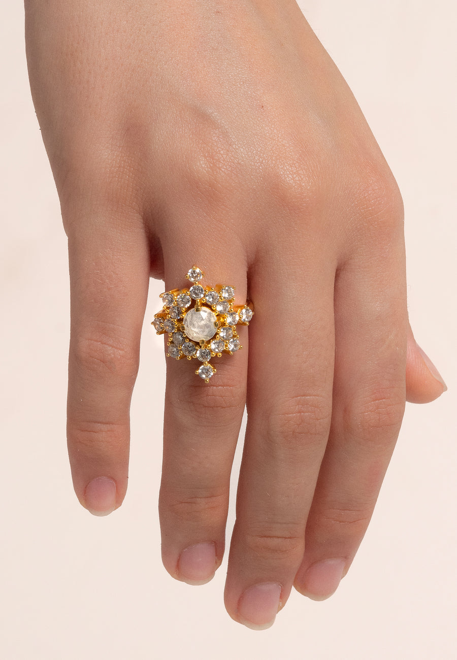 lavani Anillo Altaira Blanco En línea