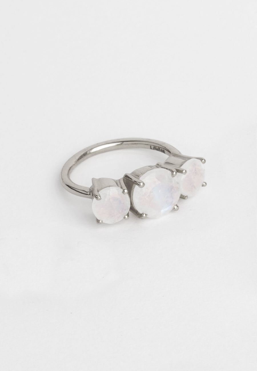 lavani Anillo Plata Moonlight Blanco Outlet