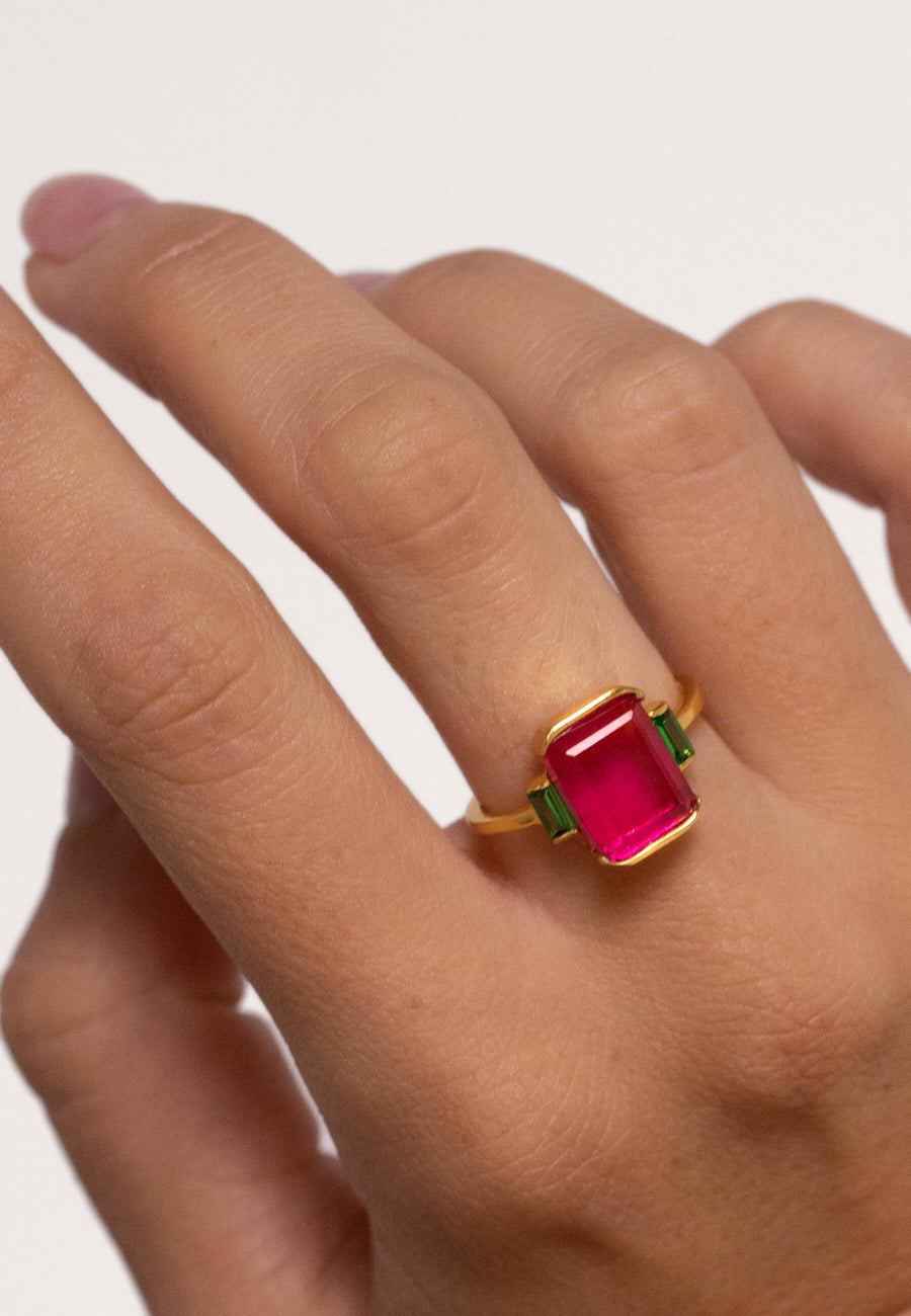 lavani Anillo Mystere Fucsia Descuento