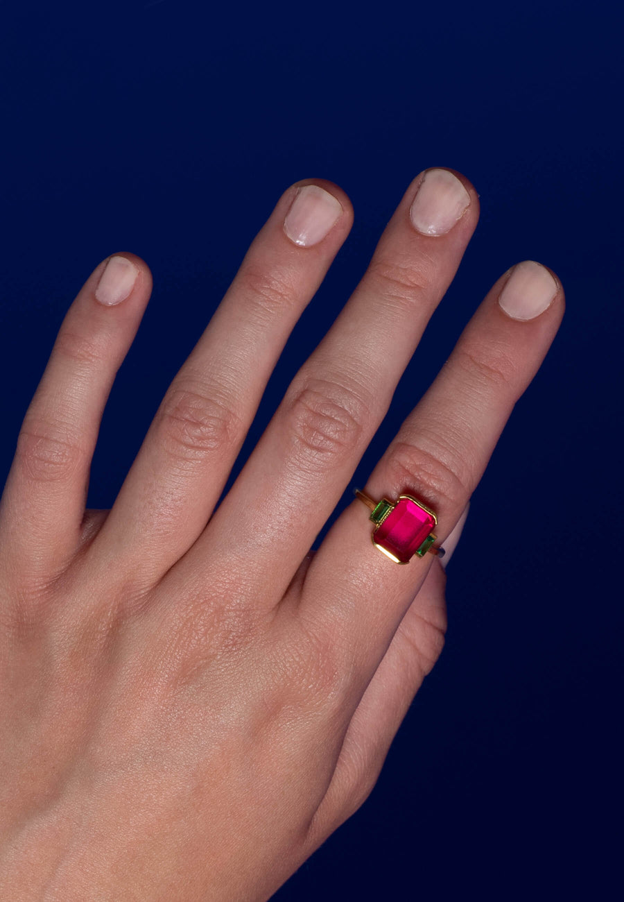 lavani Anillo Mystere Fucsia Descuento