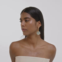 lavani Pendientes Bindu Aguamarina Última moda