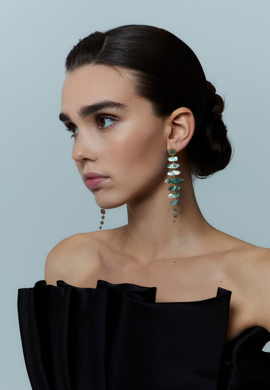 lavani Pendientes Zenith Abalone Grandes ahorros