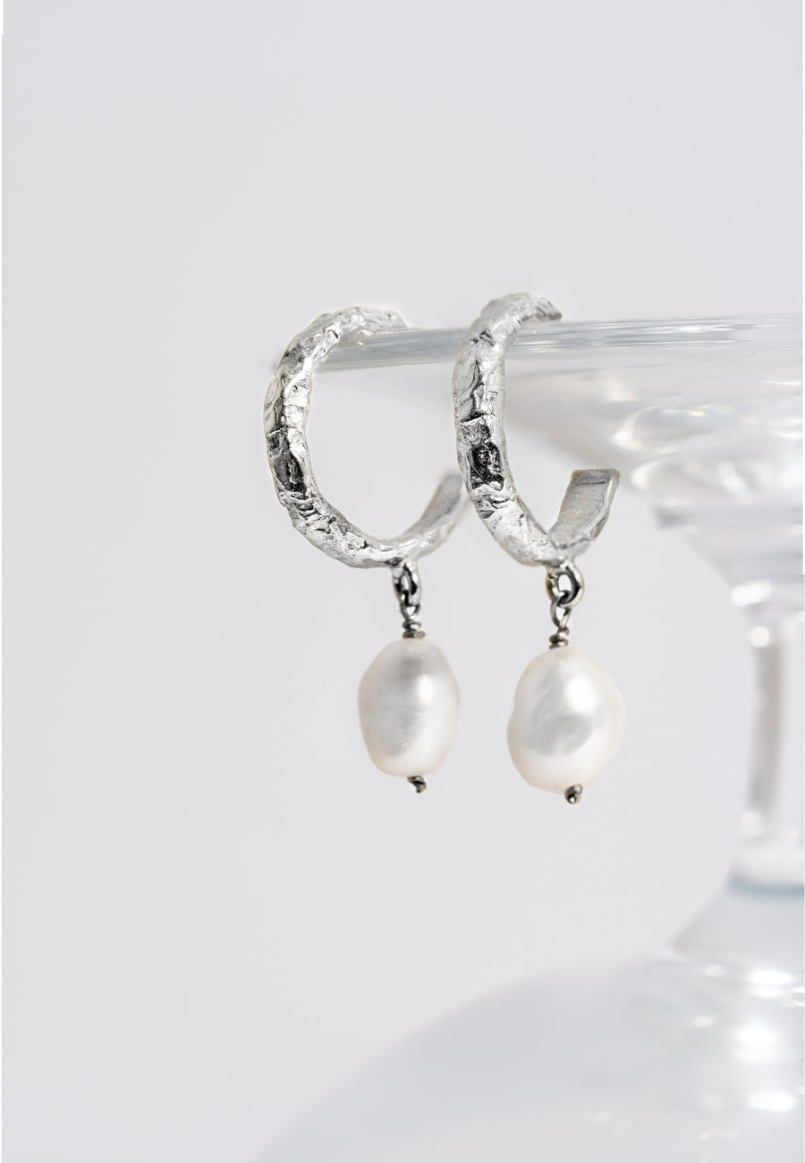lavani Aros Sadie Pearl Plata Venta caliente