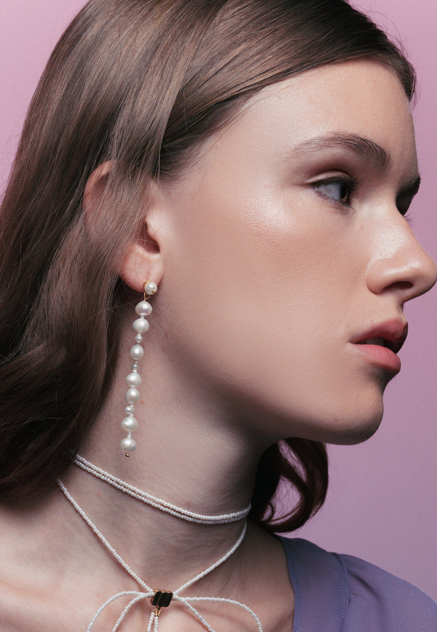 lavani Pendientes Ayla Perlas Descuento