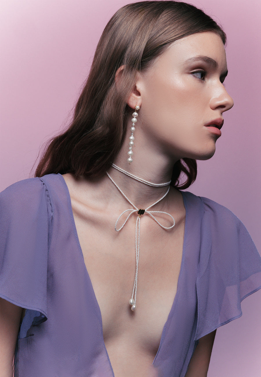 lavani Pendientes Ayla Perlas Descuento