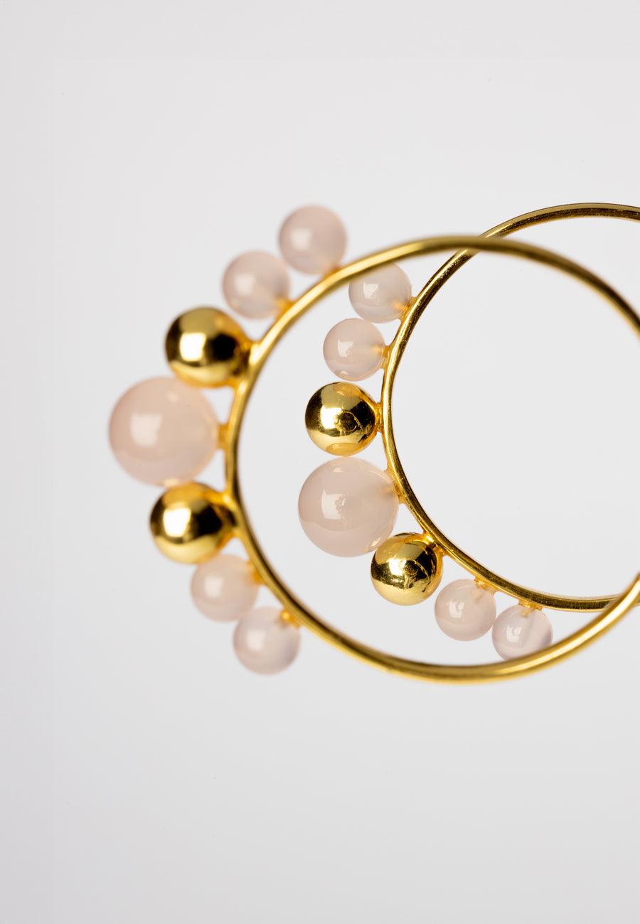 lavani Pendientes Elara Rosa Tienda