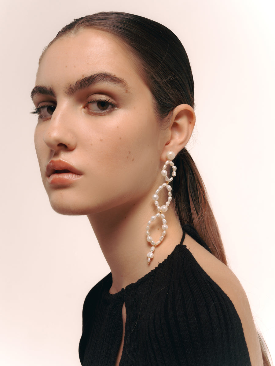 lavani Pendientes Espiral Hikari Superdescuento