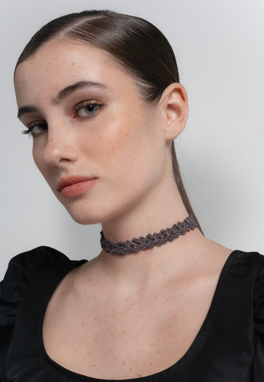lavani Choker Spike Pitiusas Gris 2025