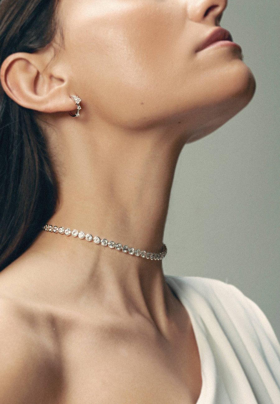 lavani Collar Riviere Victoire Plata Gran oferta