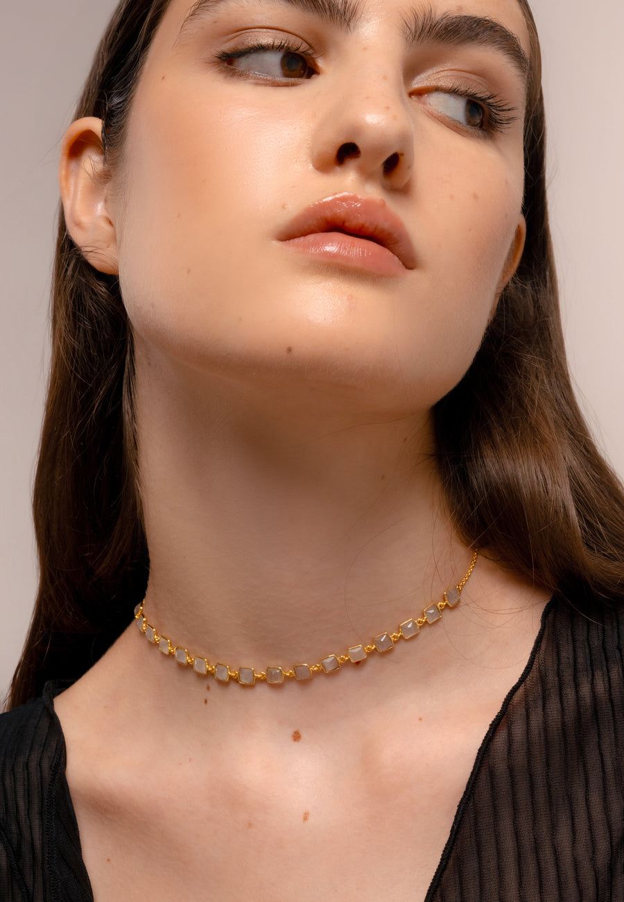 lavani Choker Niagara Blanco Rebajas de fábrica