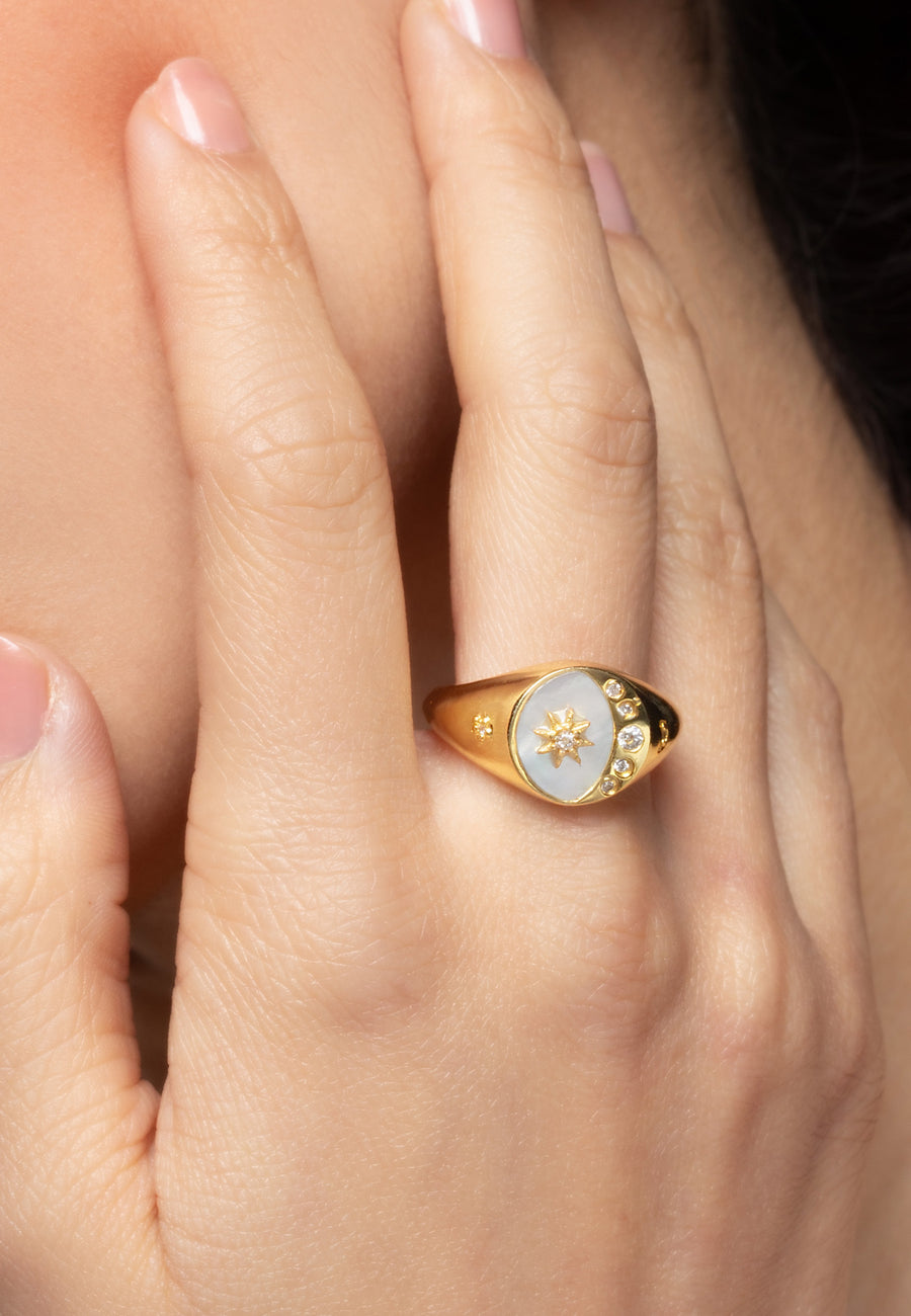 lavani Anillo Celestial Signet Superdescuento
