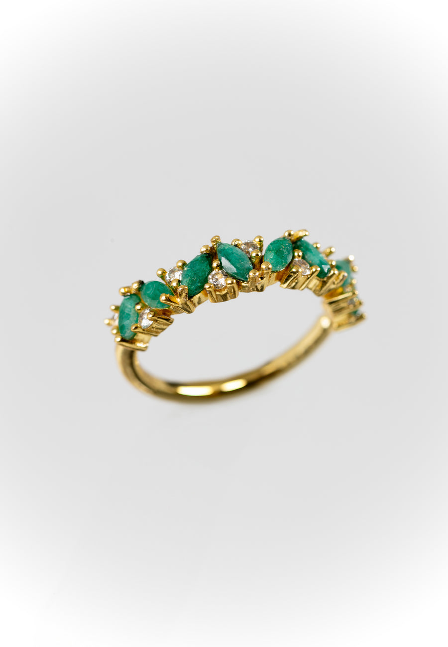 lavani Anillo Esmeralda Mayo En oferta