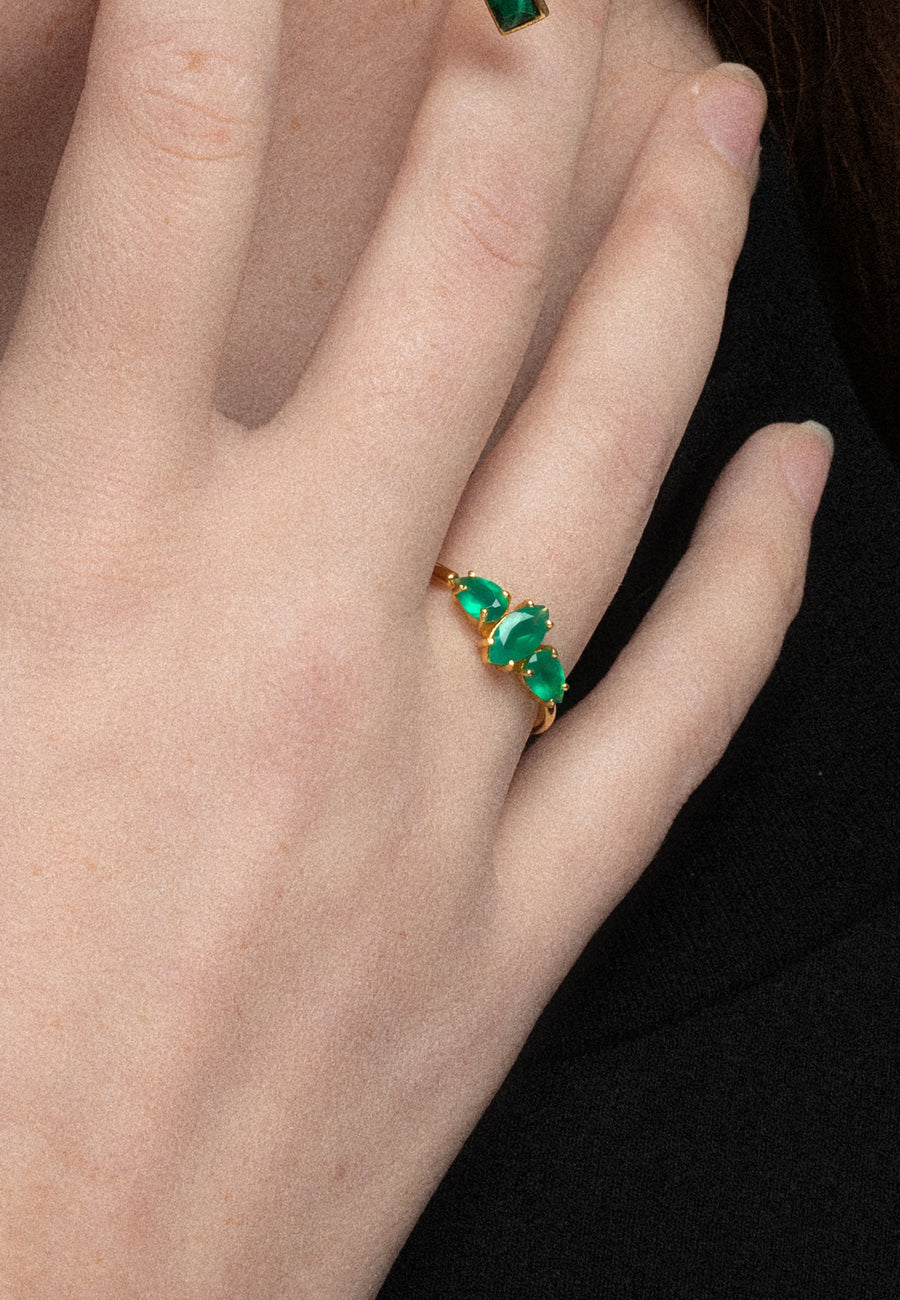 lavani Anillo Kasia Verde Mejor oferta