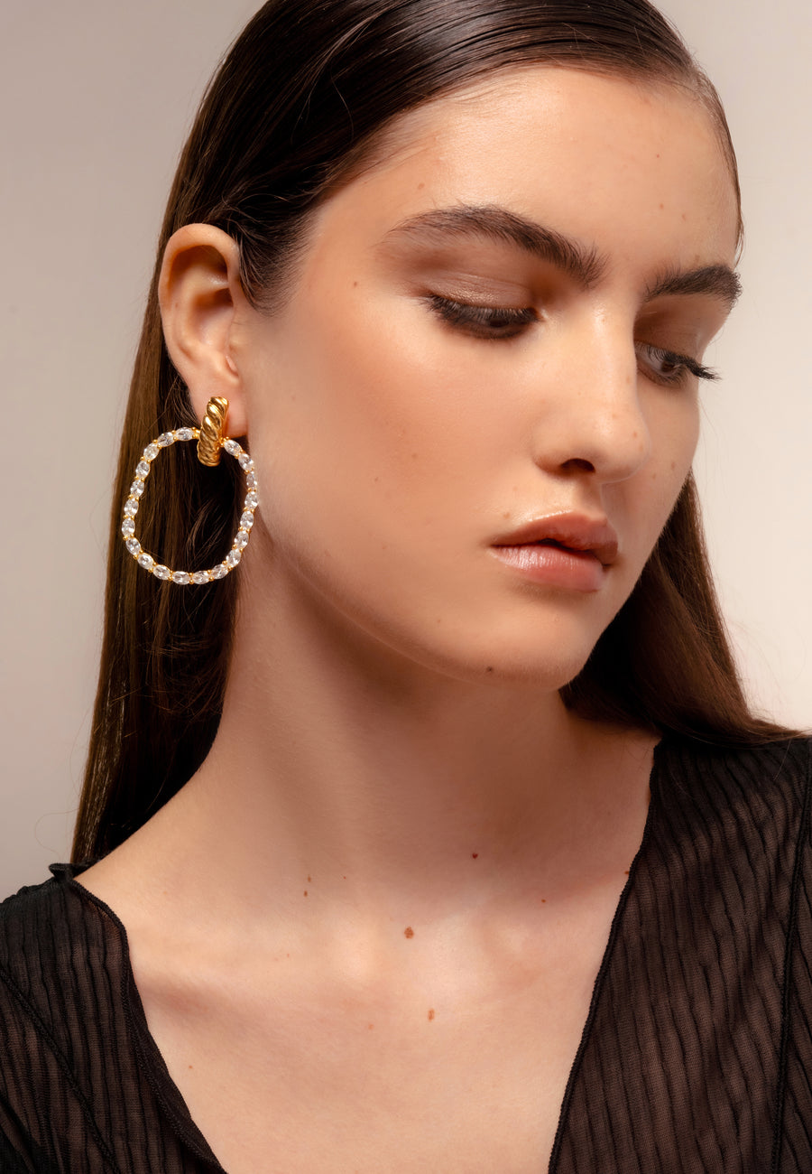 lavani Pendientes Twiggy Blanco Oferta especial de fábrica
