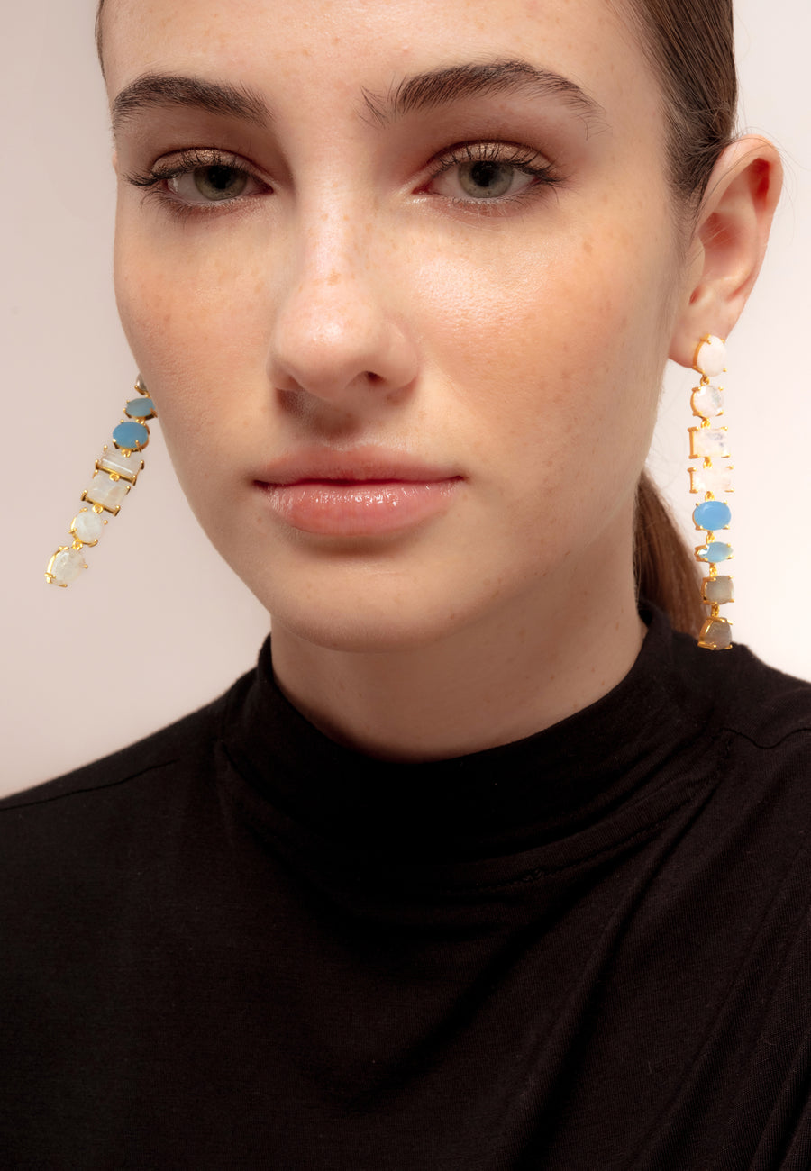 lavani Pendientes Portobello Blanco Superdescuento