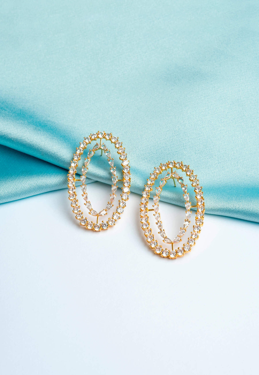 lavani Pendientes Rivoli Blancos En oferta