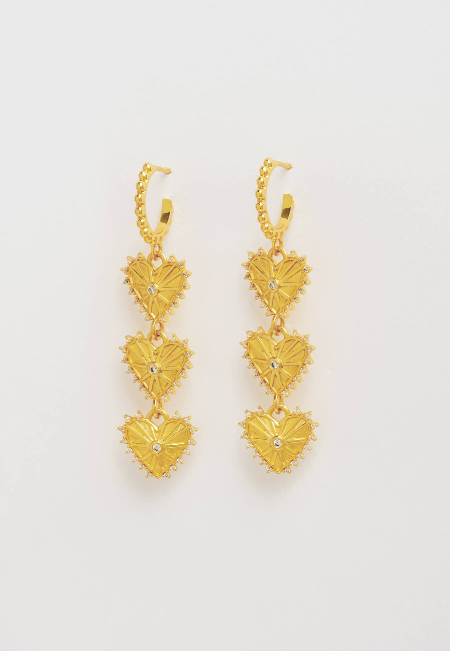 lavani Pendientes Corazón Synergy Ofertas de temporada