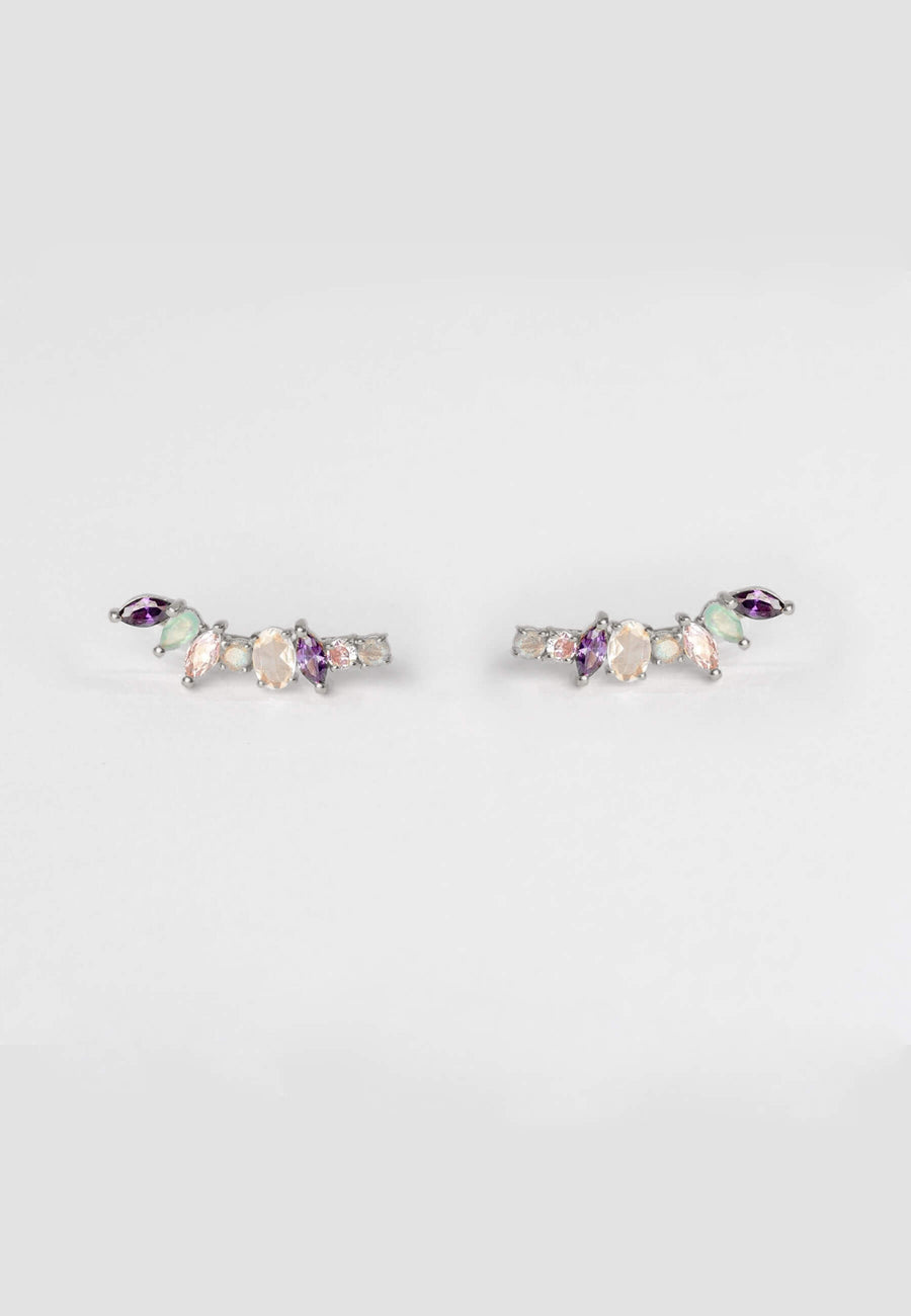 lavani Pendientes Trepadores Plata Irina Rebajas