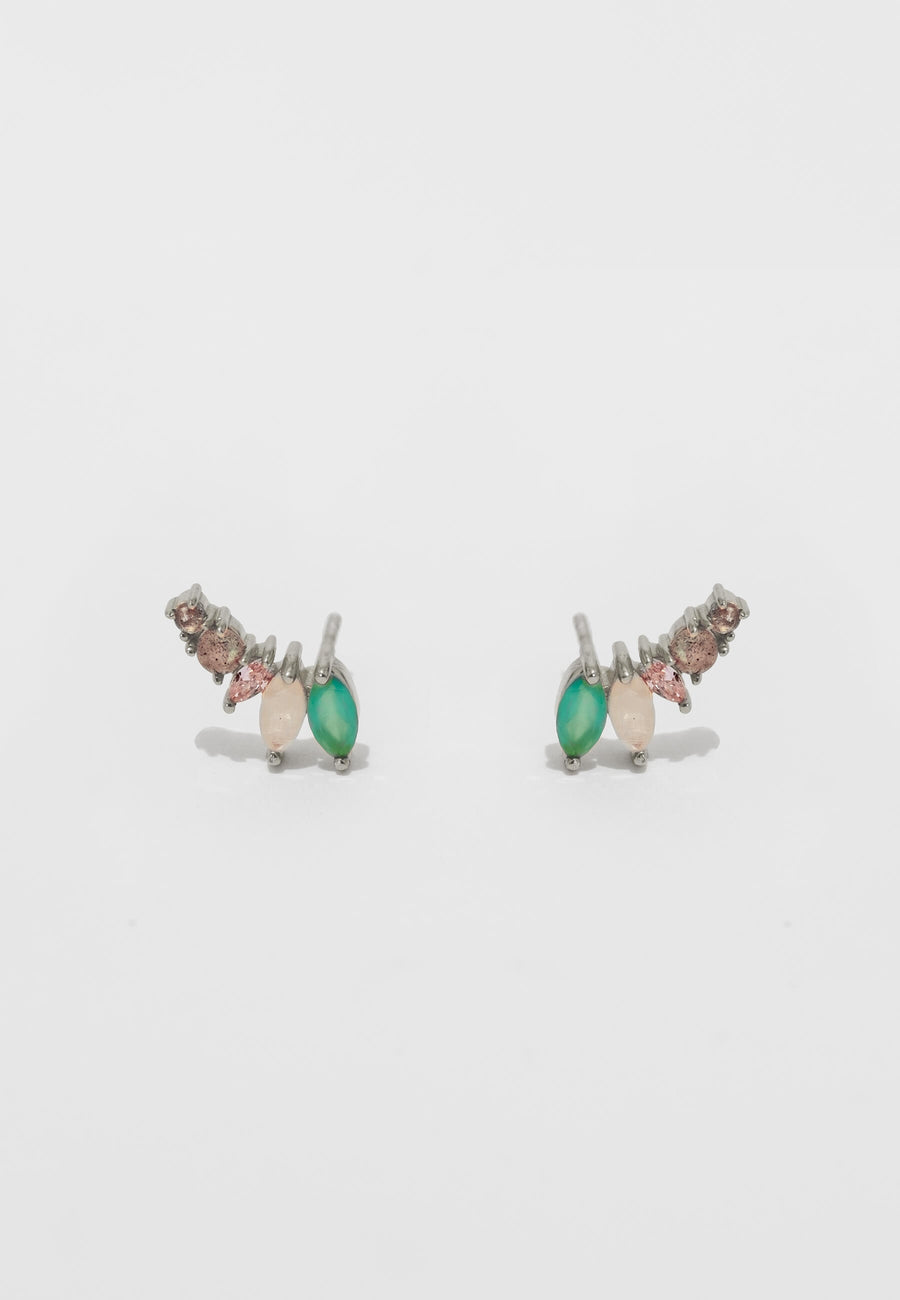 lavani Pendientes Trepadores Plata Siva Ventas relámpago