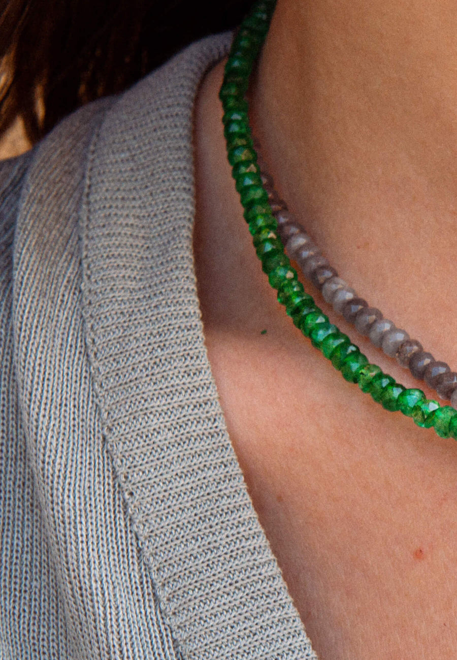 lavani Collar Esmeralda Olivenza Venta caliente