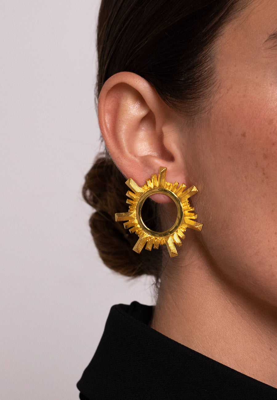 lavani Pendientes Rosetón Emile Oferta especial de fábrica