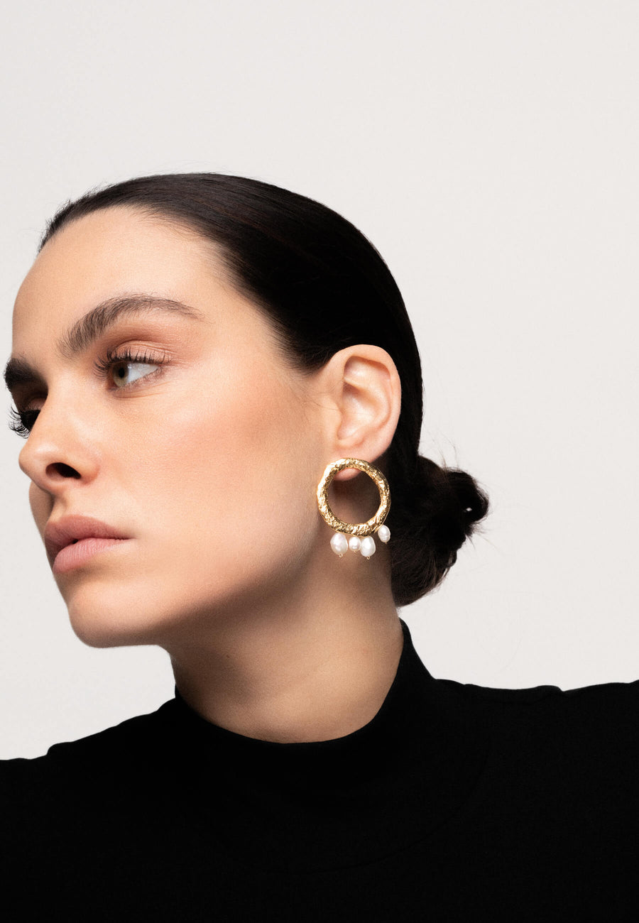 lavani Pendientes Adara Perlas Tienda de fábrica