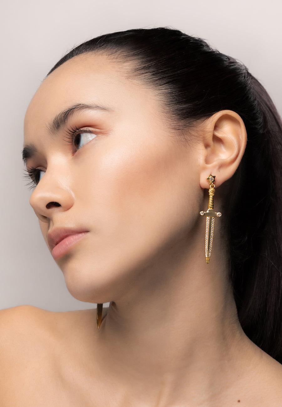 lavani Pendientes Queen of Swords Ofertas de temporada