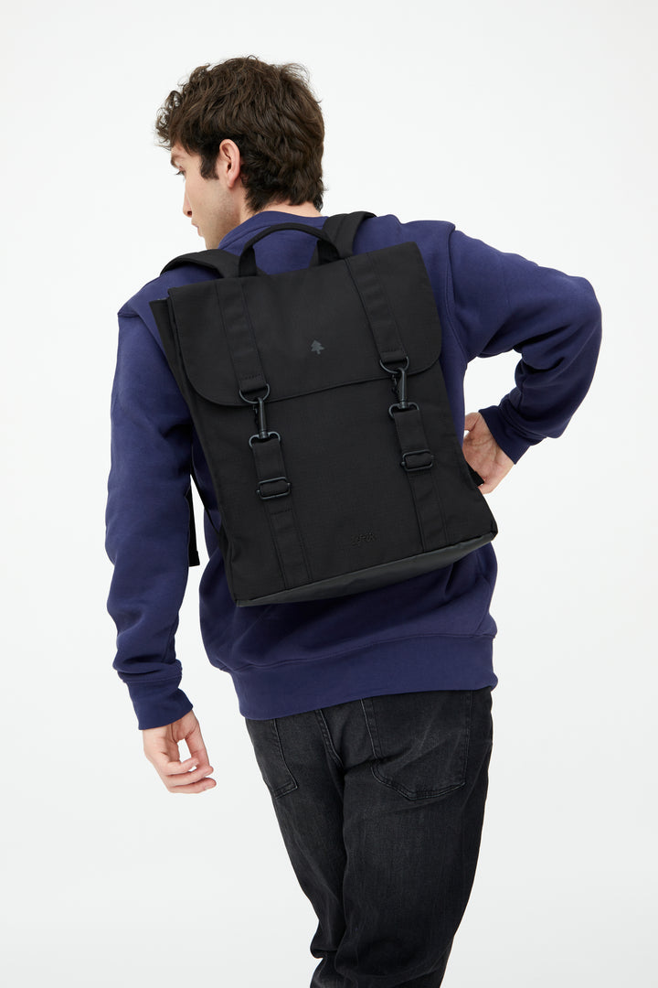 lefrik Mochila Handy XL Black Lime Vandra Mejor oferta
