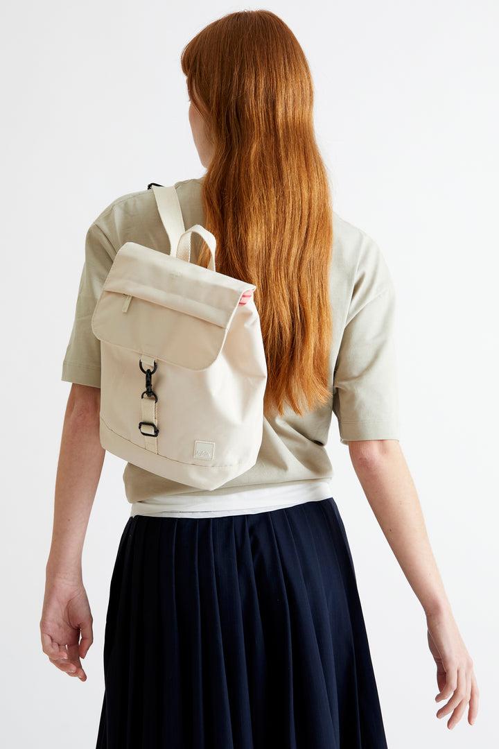 lefrik Mochila Scout Mini Ecru Ofertas especiales