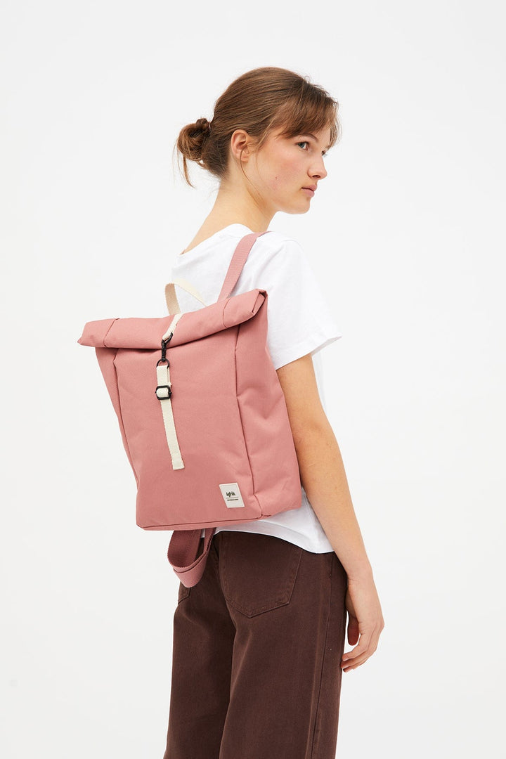 lefrik Mochila Roll Mini Dust Pink Gran oferta