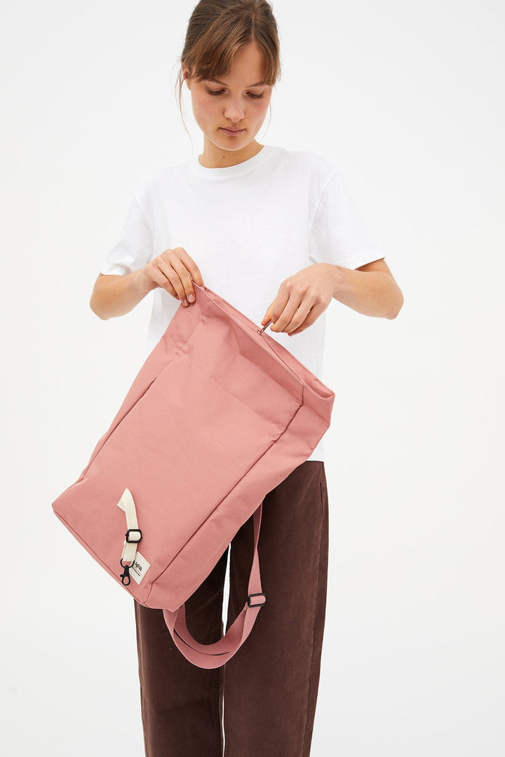 lefrik Mochila Roll Mini Dust Pink Gran oferta