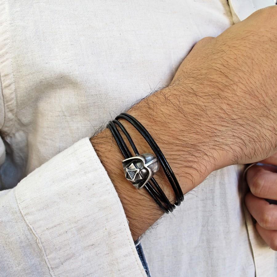 live is laf Pulsera Darth Vader tiras cuero Star Wars Outlet