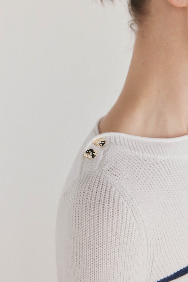 pedro del hierro Jersey de rayas bicolor Precios de Black Friday