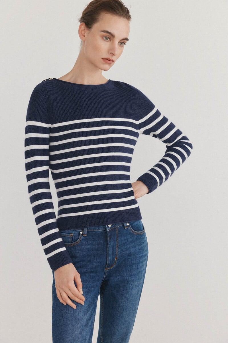pedro del hierro Jersey de rayas bicolor En oferta