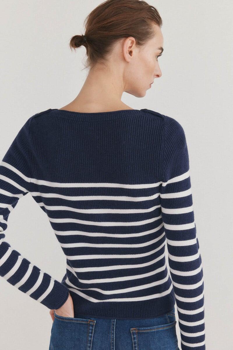pedro del hierro Jersey de rayas bicolor En oferta