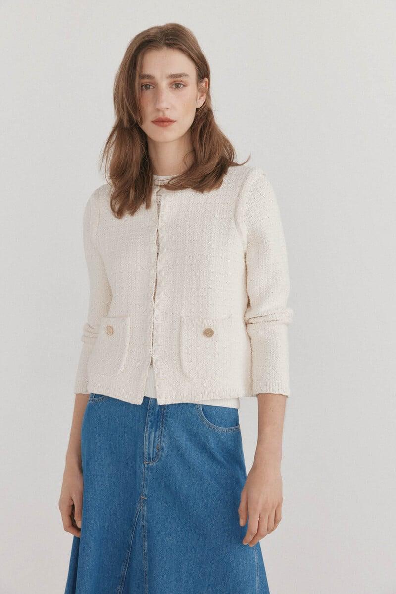 pedro del hierro Chaqueta de punto con estructura Descuentos del mes