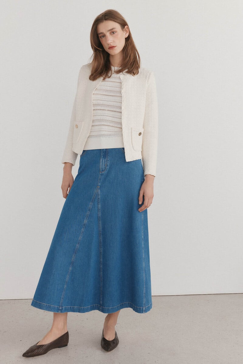 pedro del hierro Chaqueta de punto con estructura Descuentos del mes