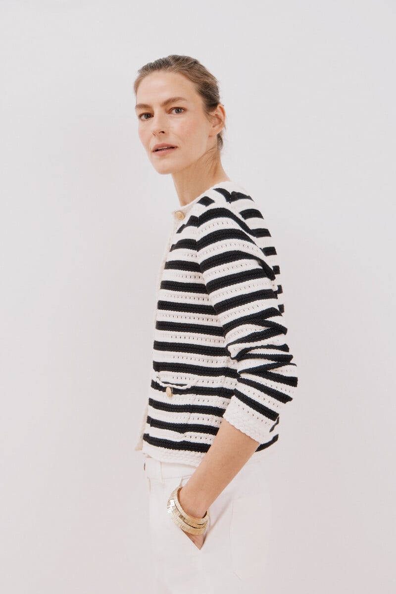 pedro del hierro Chaqueta corta botones Oferta exclusiva