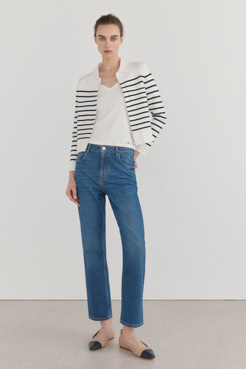 pedro del hierro Chaqueta de punto rayas Descuento por venta flash
