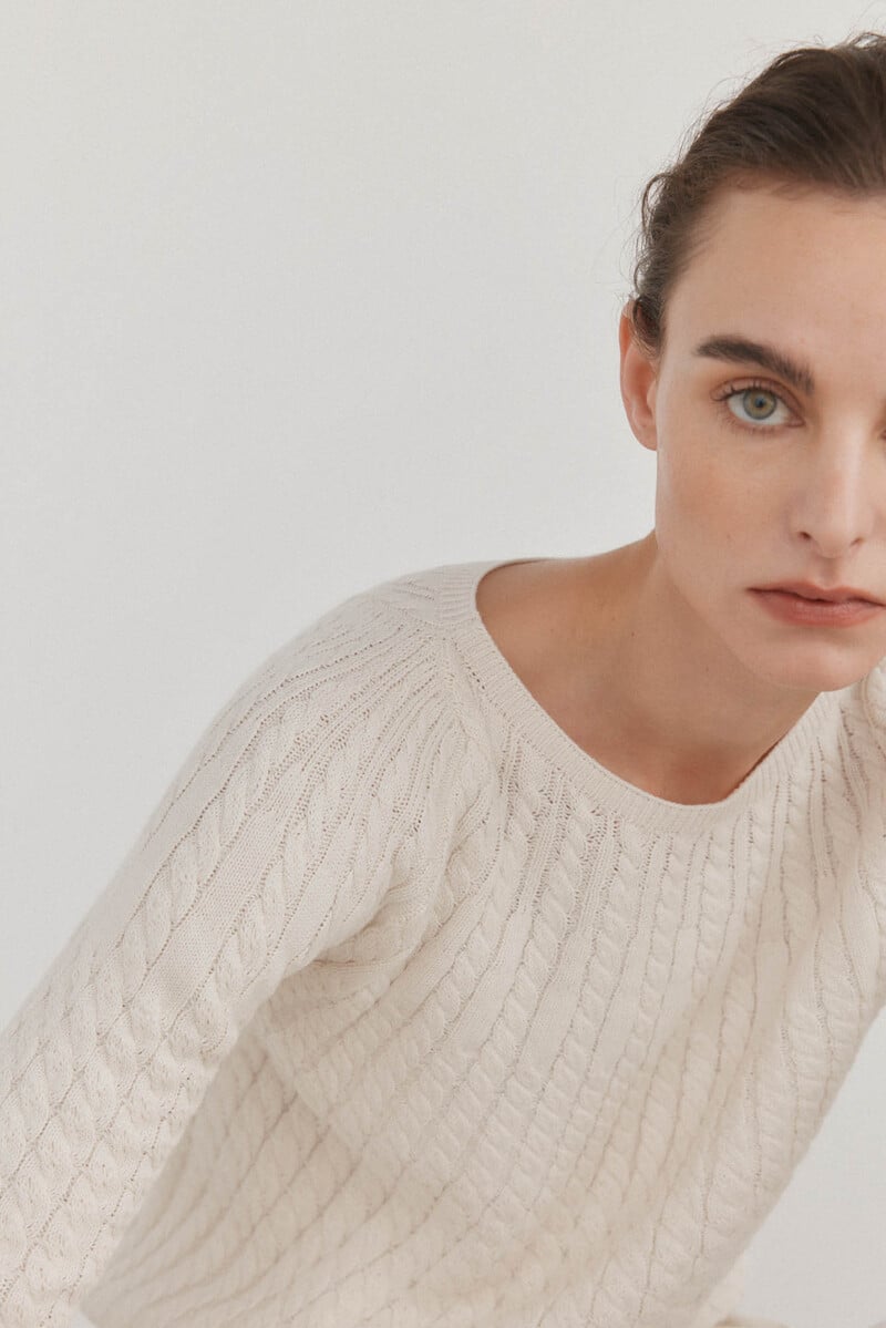 pedro del hierro Jersey de ochos en degradé Ofertas de temporada
