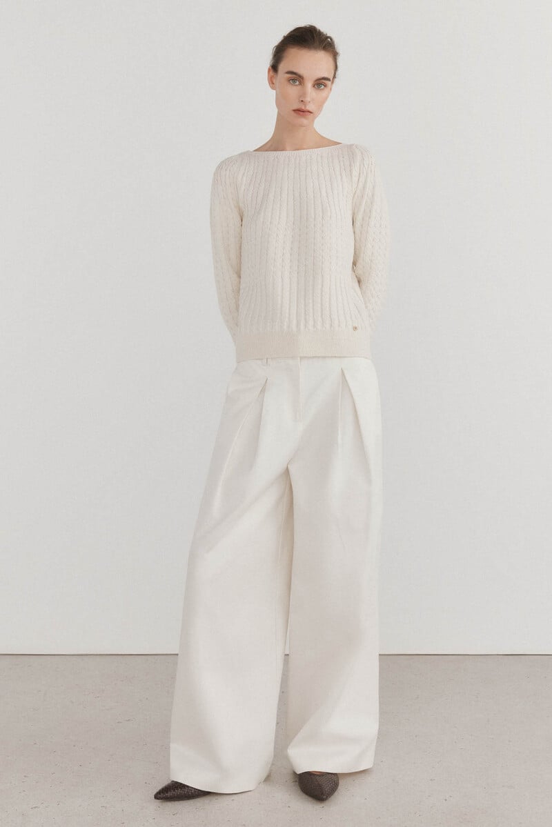pedro del hierro Jersey de ochos en degradé Ofertas de temporada