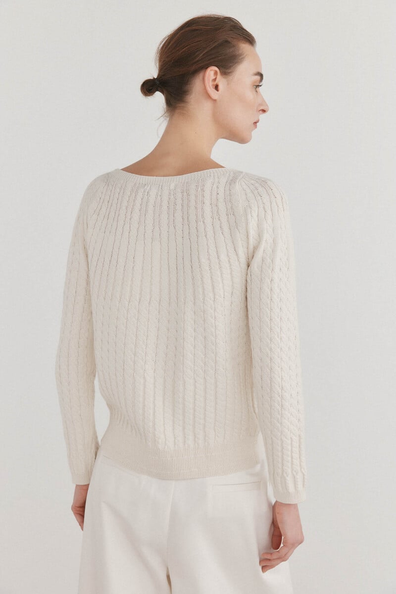 pedro del hierro Jersey de ochos en degradé Ofertas de temporada