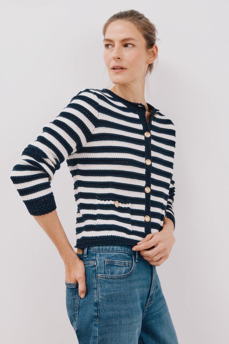 pedro del hierro Chaqueta corta botones Ofertas especiales