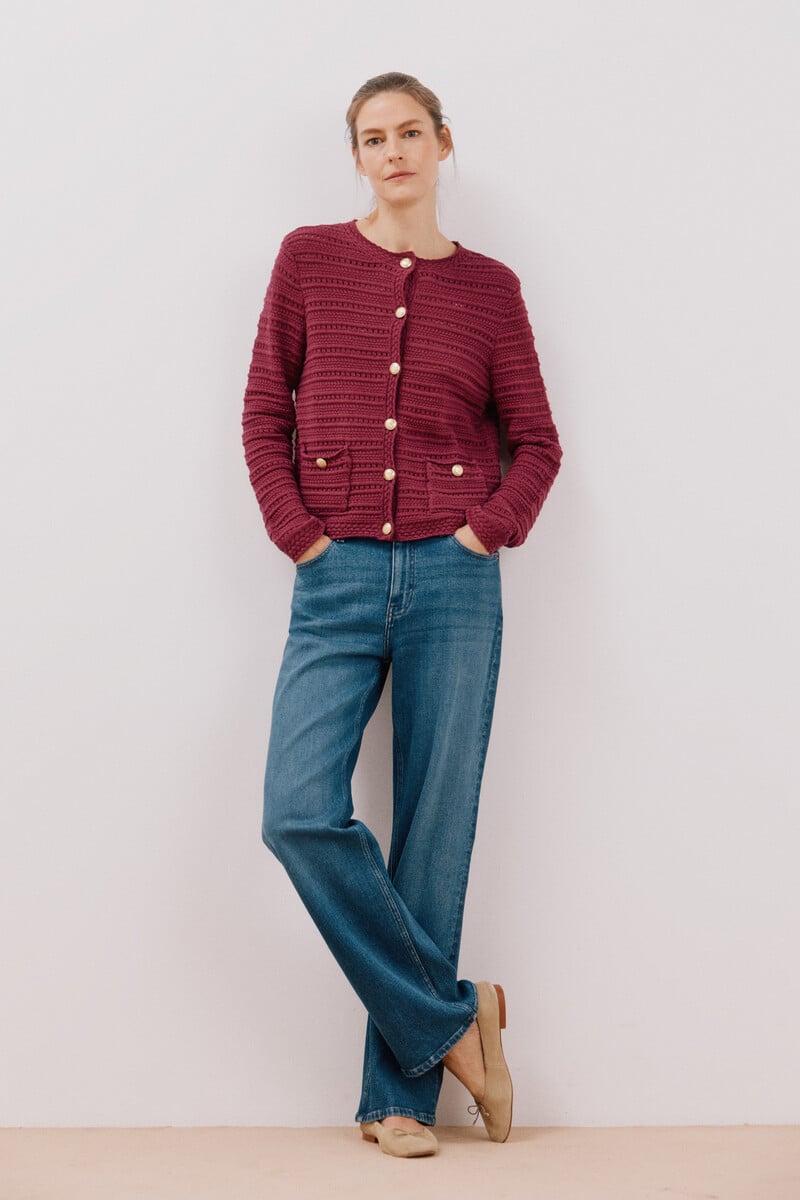 pedro del hierro Chaqueta corta botones Rebajas de fin de temporada