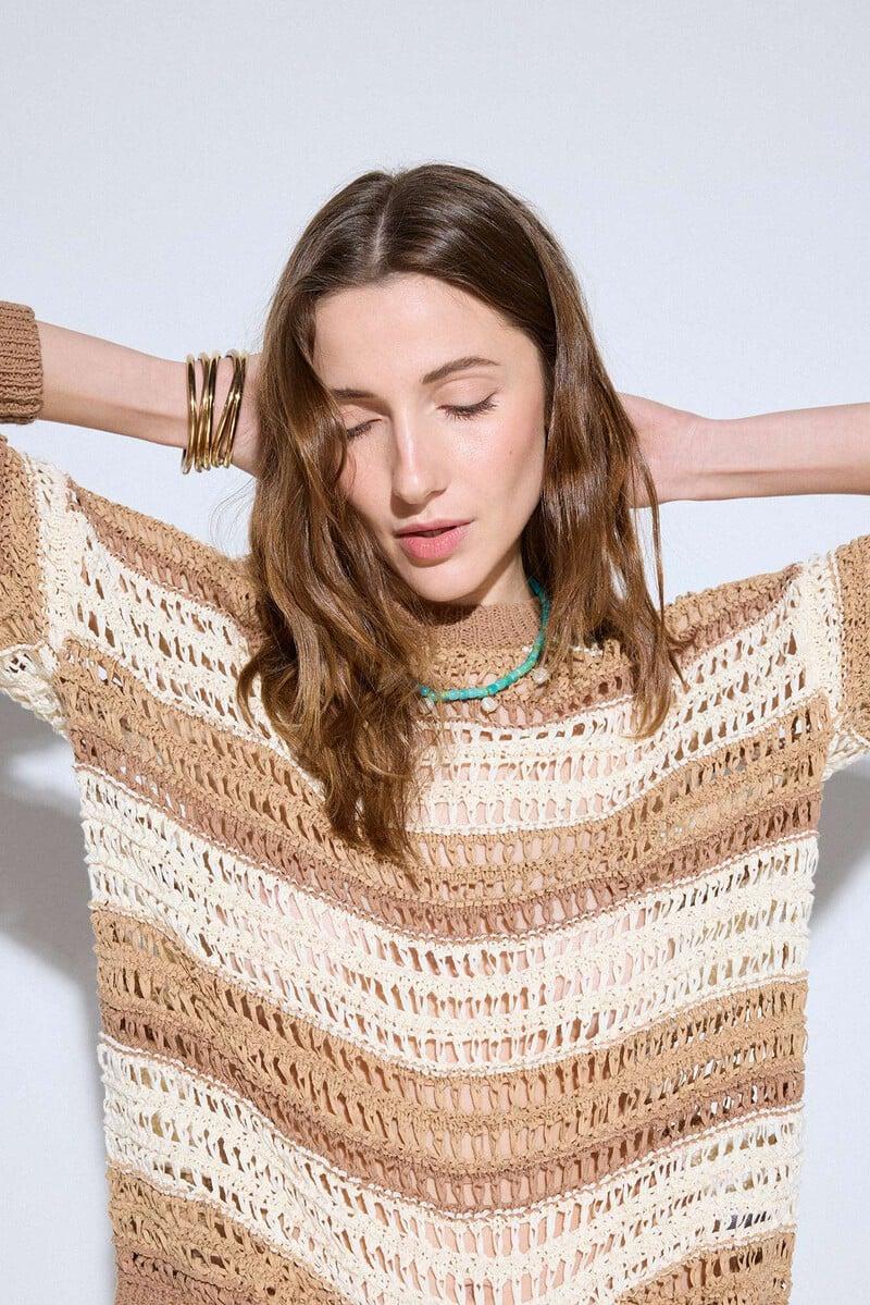 pedro del hierro Jersey calado rayas Outlet online