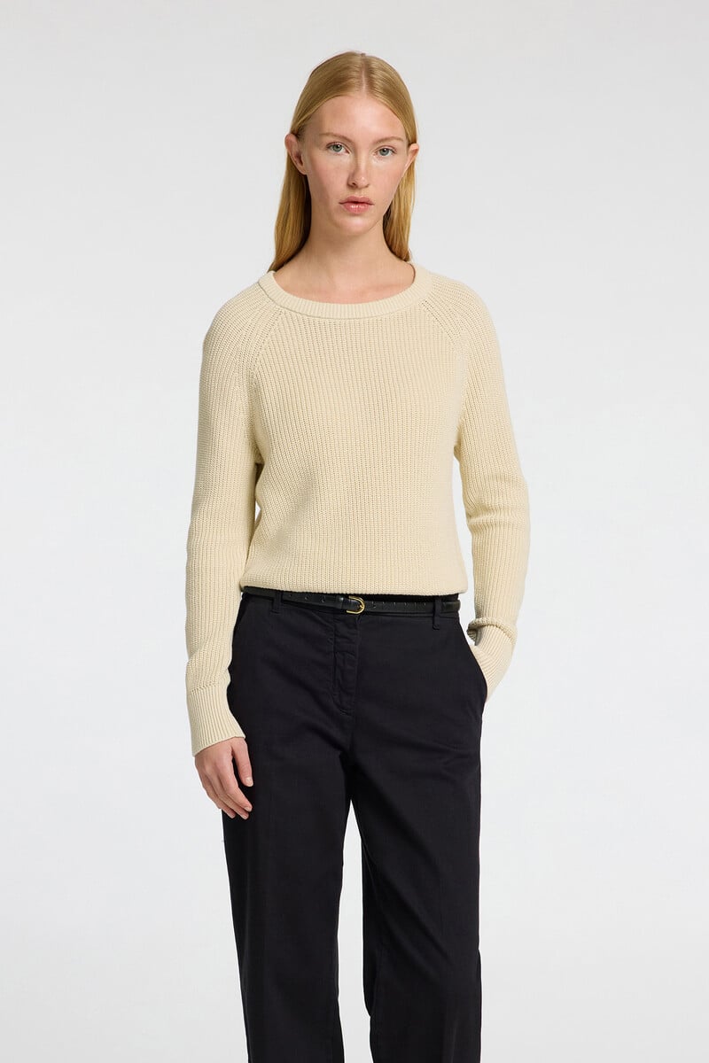 pedro del hierro Jersey canalé 100% algodón orgánico En oferta