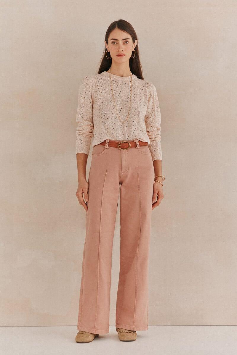 pedro del hierro Saray. Jersey cuello redondo Rebajas baratas